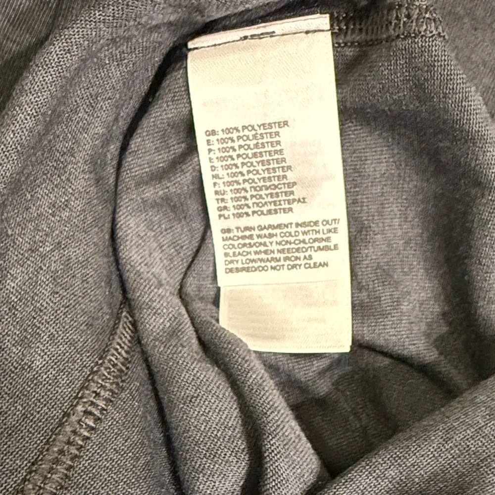The North Face Grey Hooded Tunic Dress XL Long Sleeve Sweatshirt Pockets Workout - Picture 6 of 6